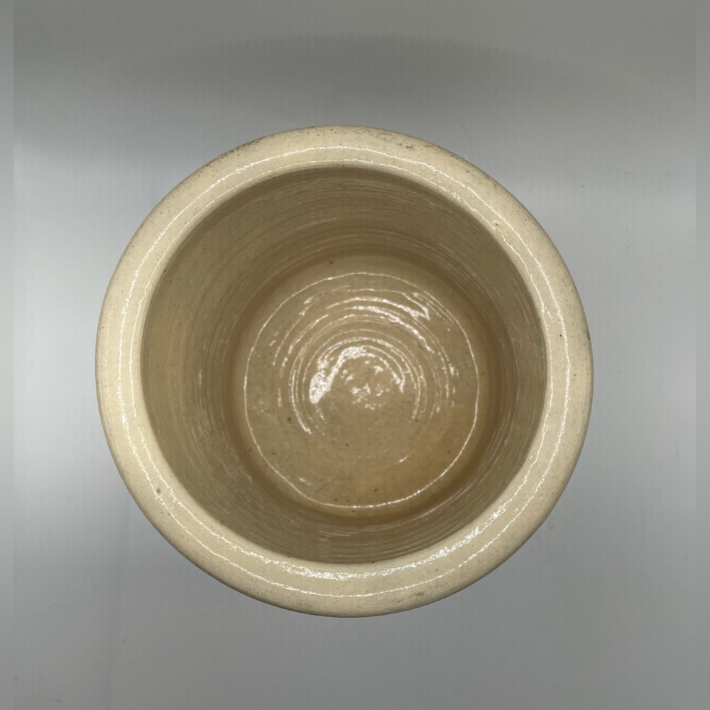 Salt Glazed Crock with Arc and Elephant and Giraffe - Picture 2 of 5